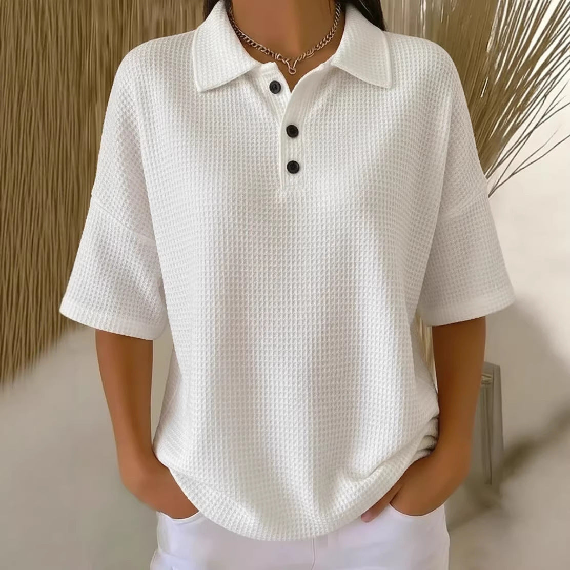 Bregje | Damen Poloshirt Kurzarm Relaxed Fit