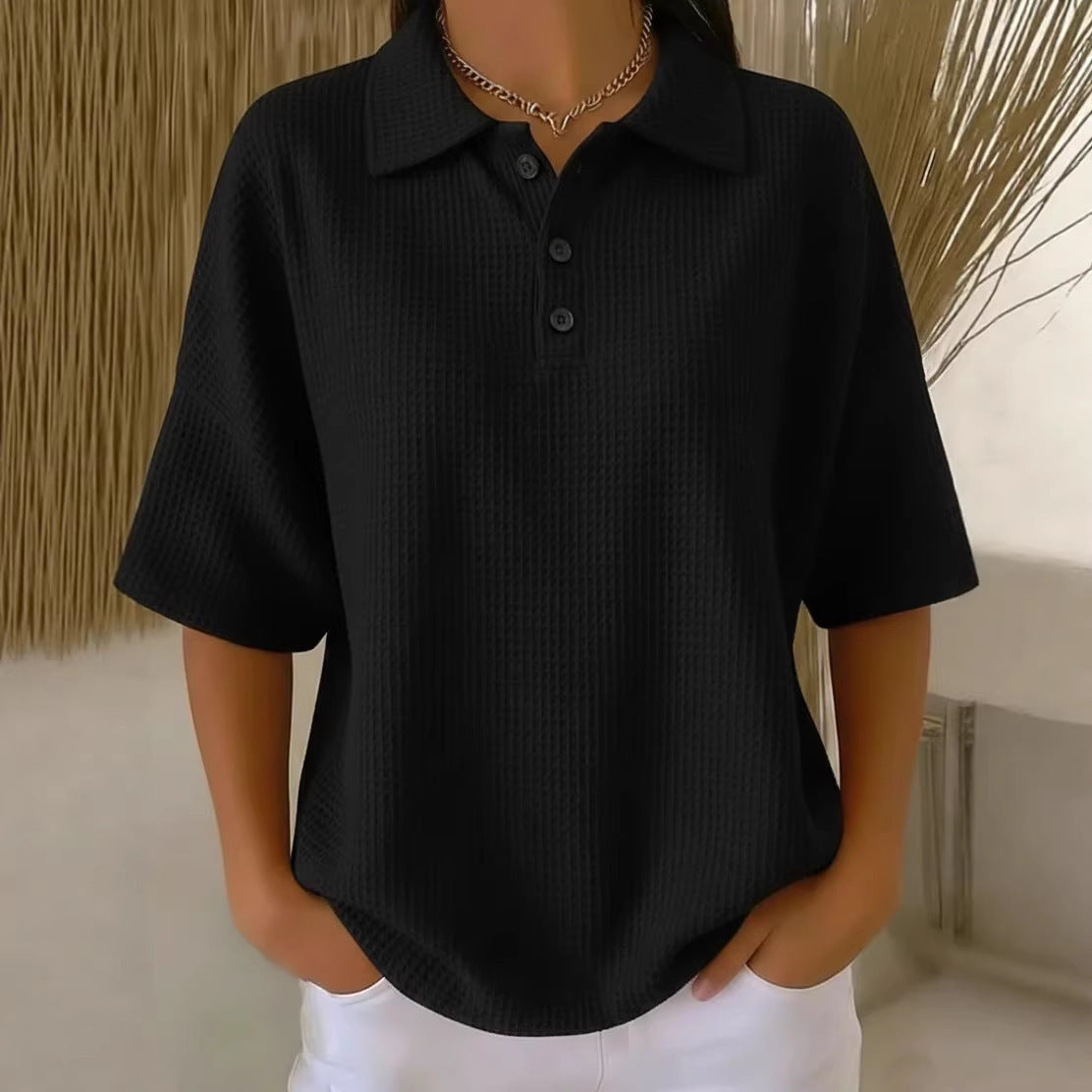 Bregje | Damen Poloshirt Kurzarm Relaxed Fit