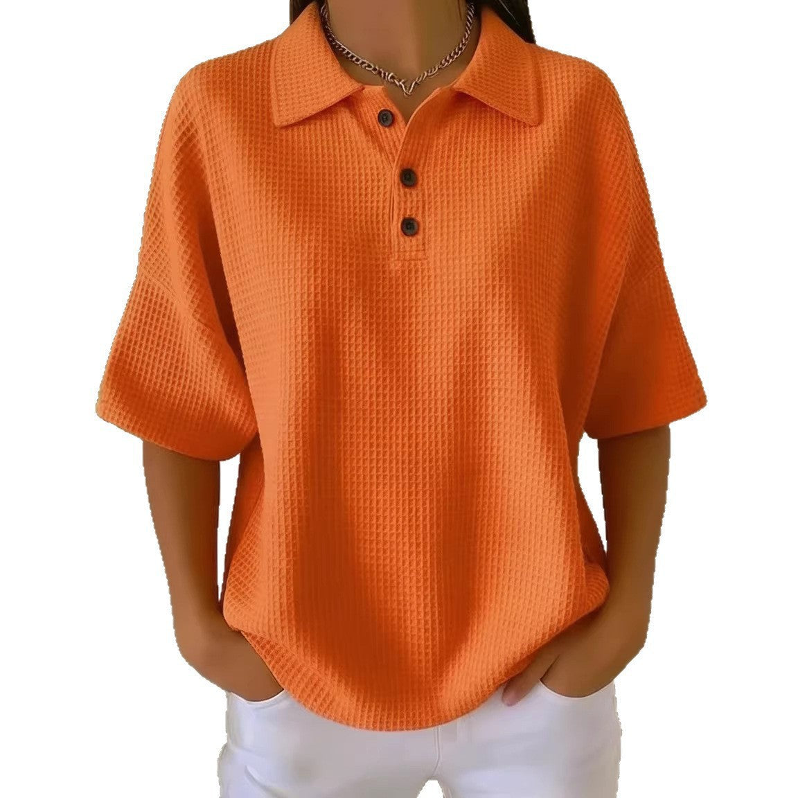 Bregje | Damen Poloshirt Kurzarm Relaxed Fit
