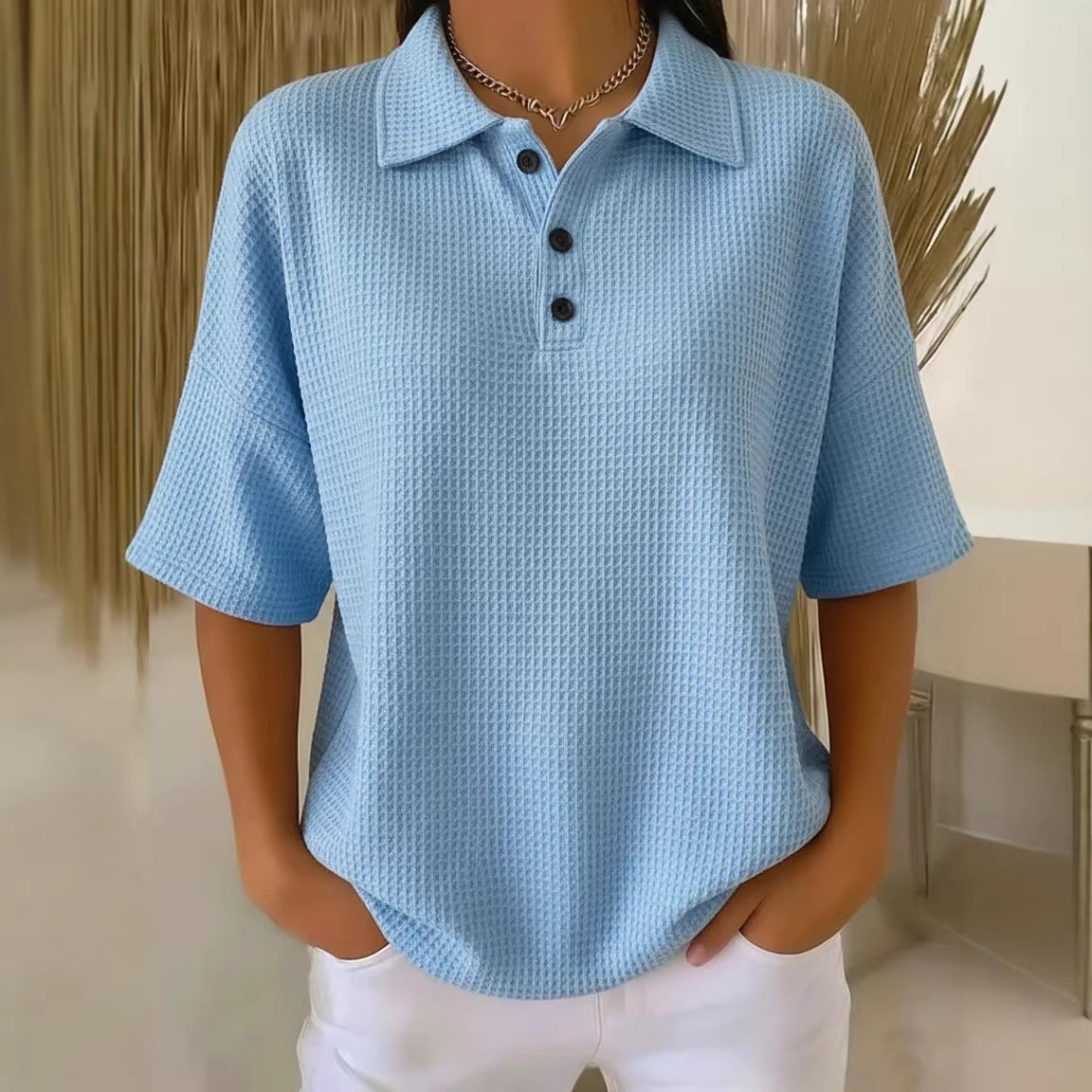 Bregje | Damen Poloshirt Kurzarm Relaxed Fit