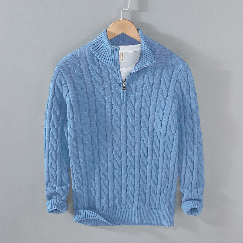 Herren-Pullover mit Rundhalsausschnitt - ACKLEY