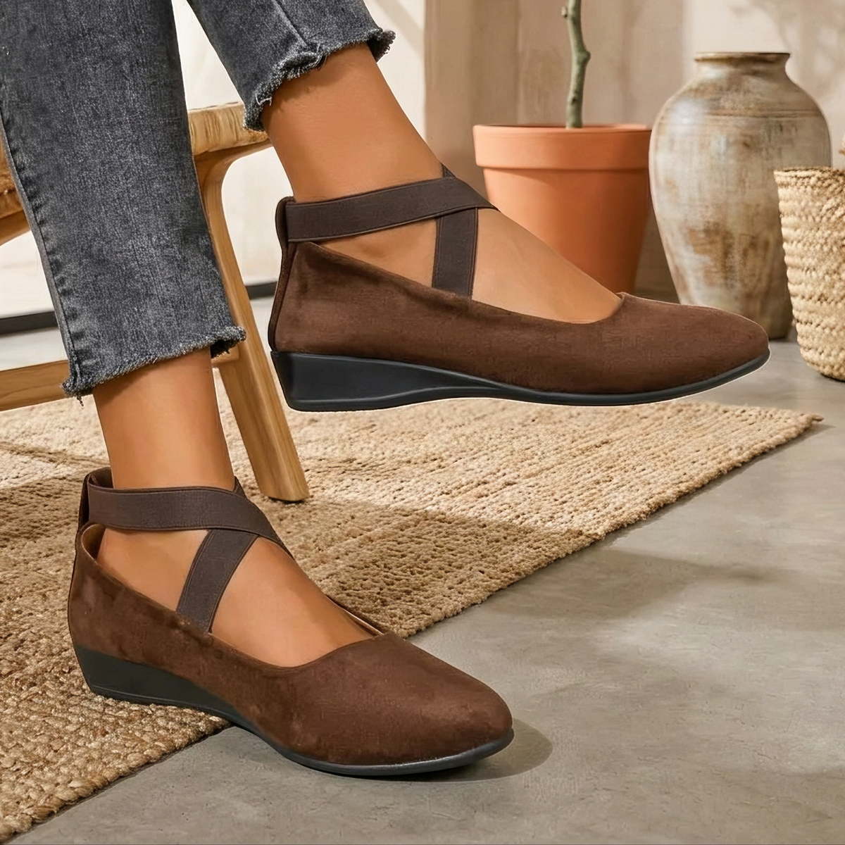 Rhea - Vintage-Slipper