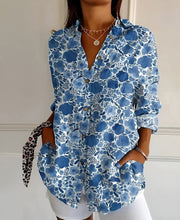Dark Blue Floral