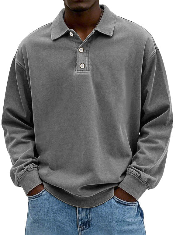 Lennart™ | Lässiges langärmeliges Herren-Polo