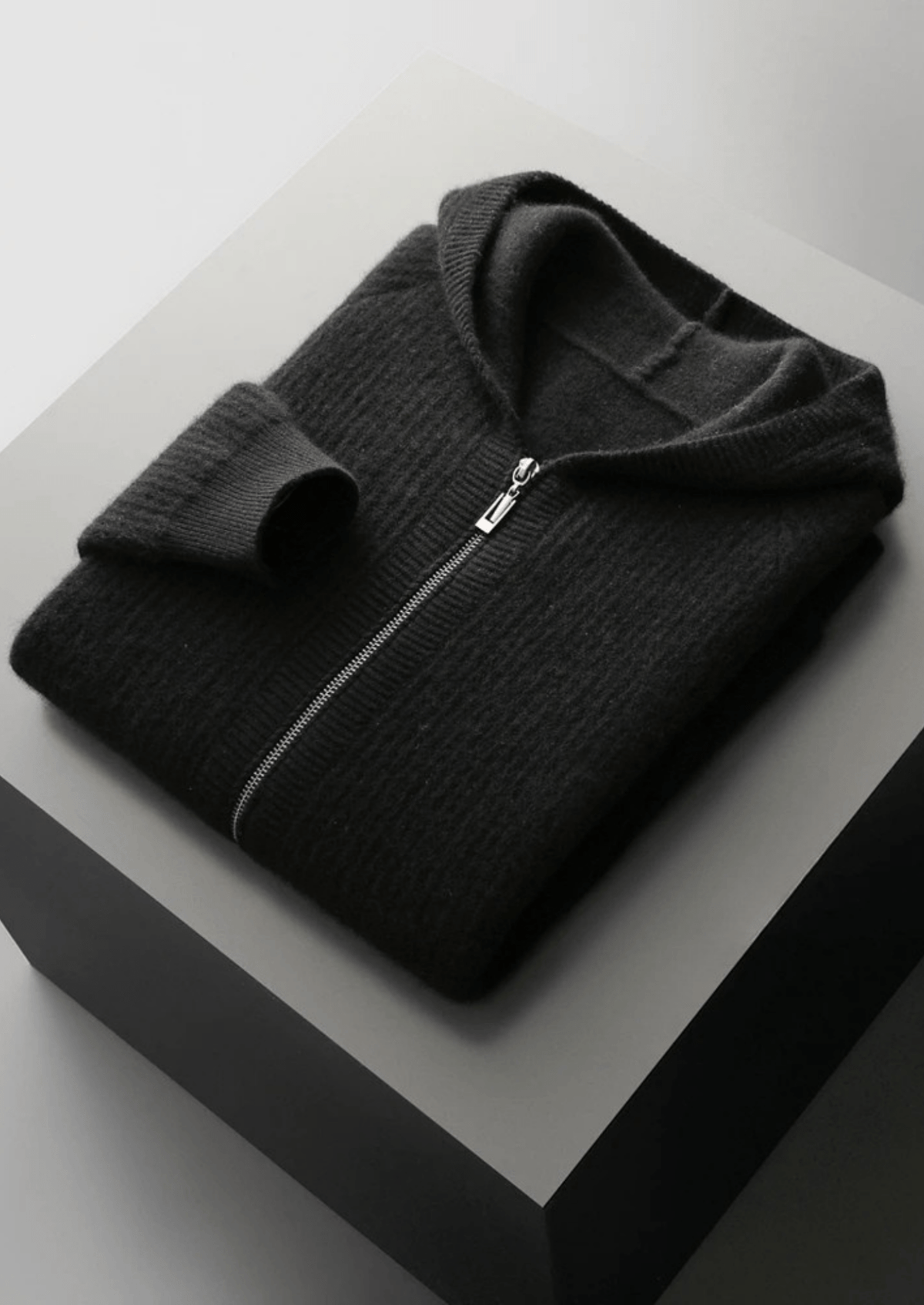 Merino Zip-Hoodie aus extra feiner Merinowolle