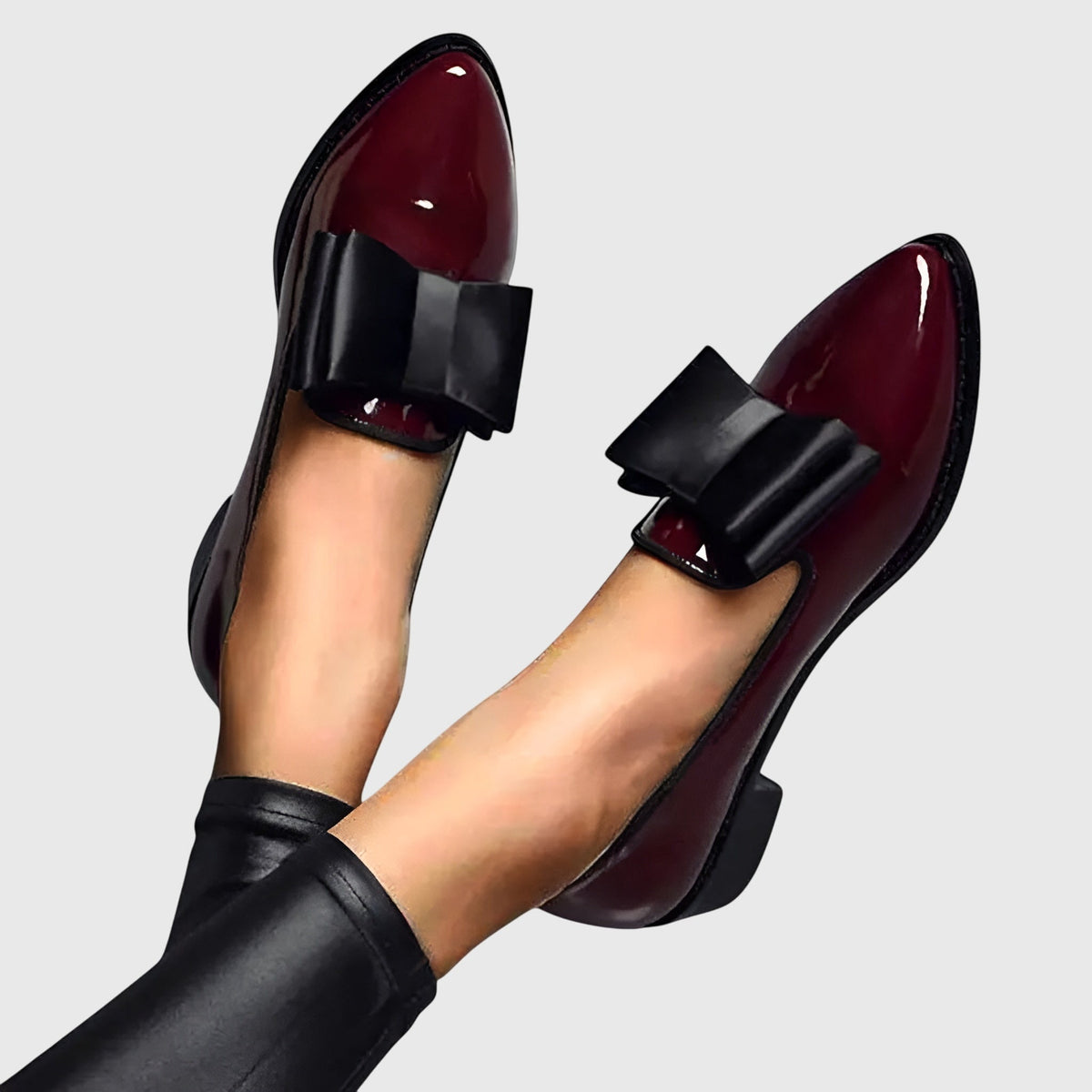 Romy | Damen Loafer mit Schleife