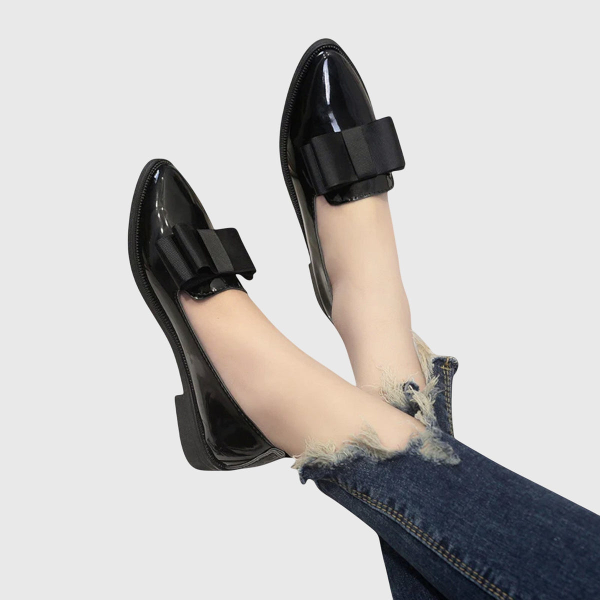 Romy | Damen Loafer mit Schleife