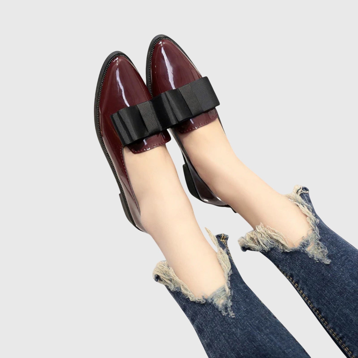 Romy | Damen Loafer mit Schleife