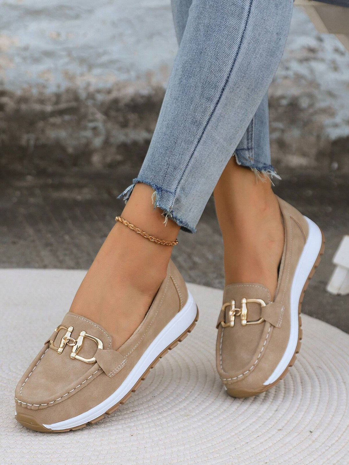 Rosemunde | Damen Loafer Schuhe mit Schnalle