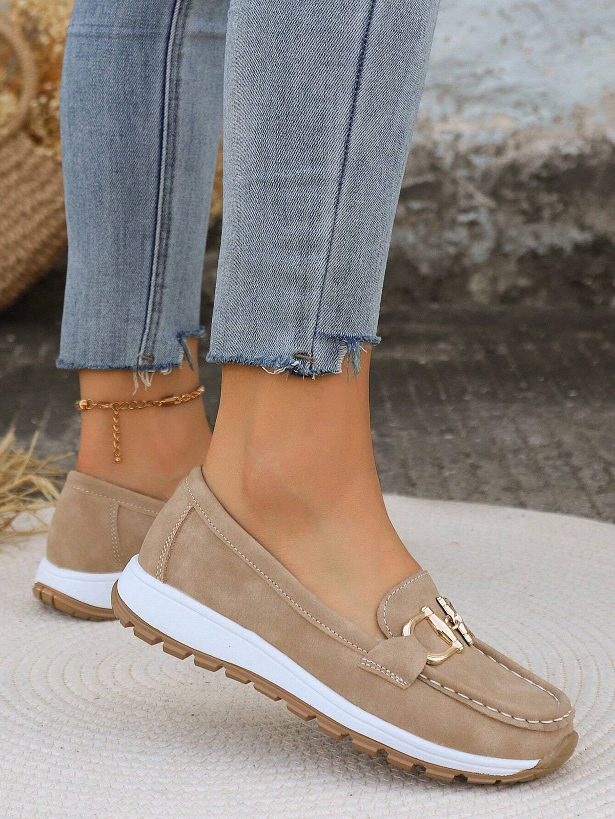 Rosemunde | Damen Loafer Schuhe mit Schnalle
