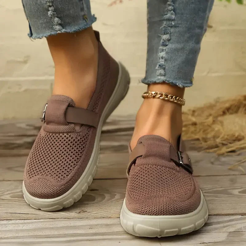 Rosetta | Damen Orthopädische Mesh Sandalen mit Klettverschluss