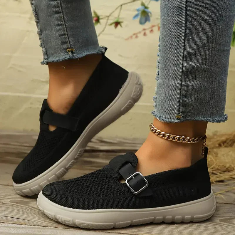 Rosetta | Damen Orthopädische Mesh Sandalen mit Klettverschluss