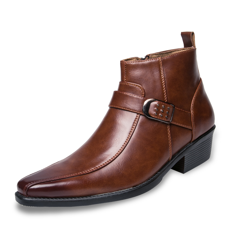 Daniel | Herren Chelsea-Stiefel mit trendigem Schnallendesign