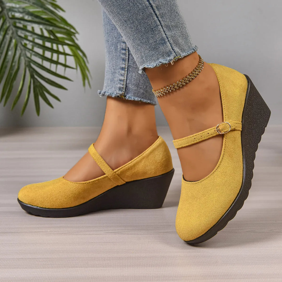 Bethy – Mary Jane Schuhe Mit Schnallenriemen