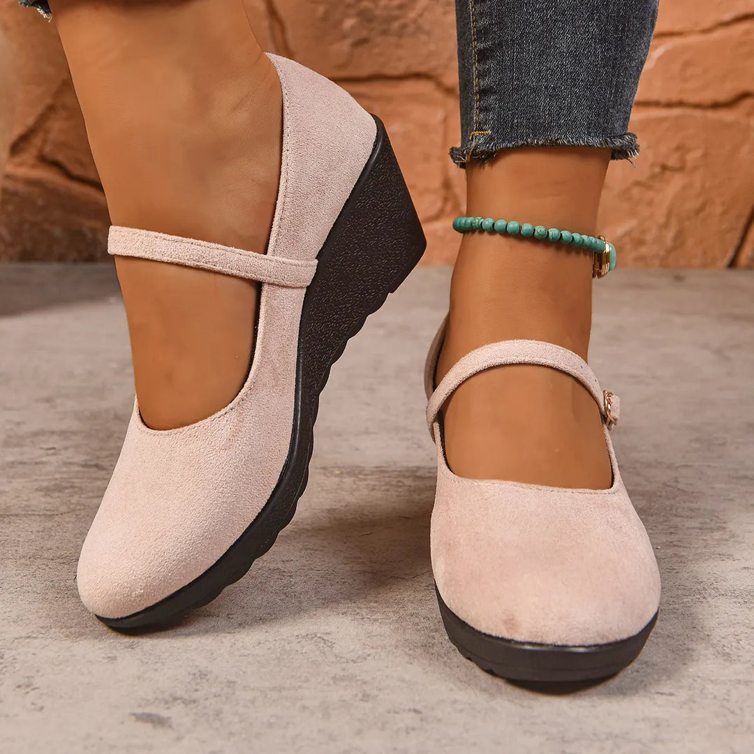 Bethy – Mary Jane Schuhe Mit Schnallenriemen
