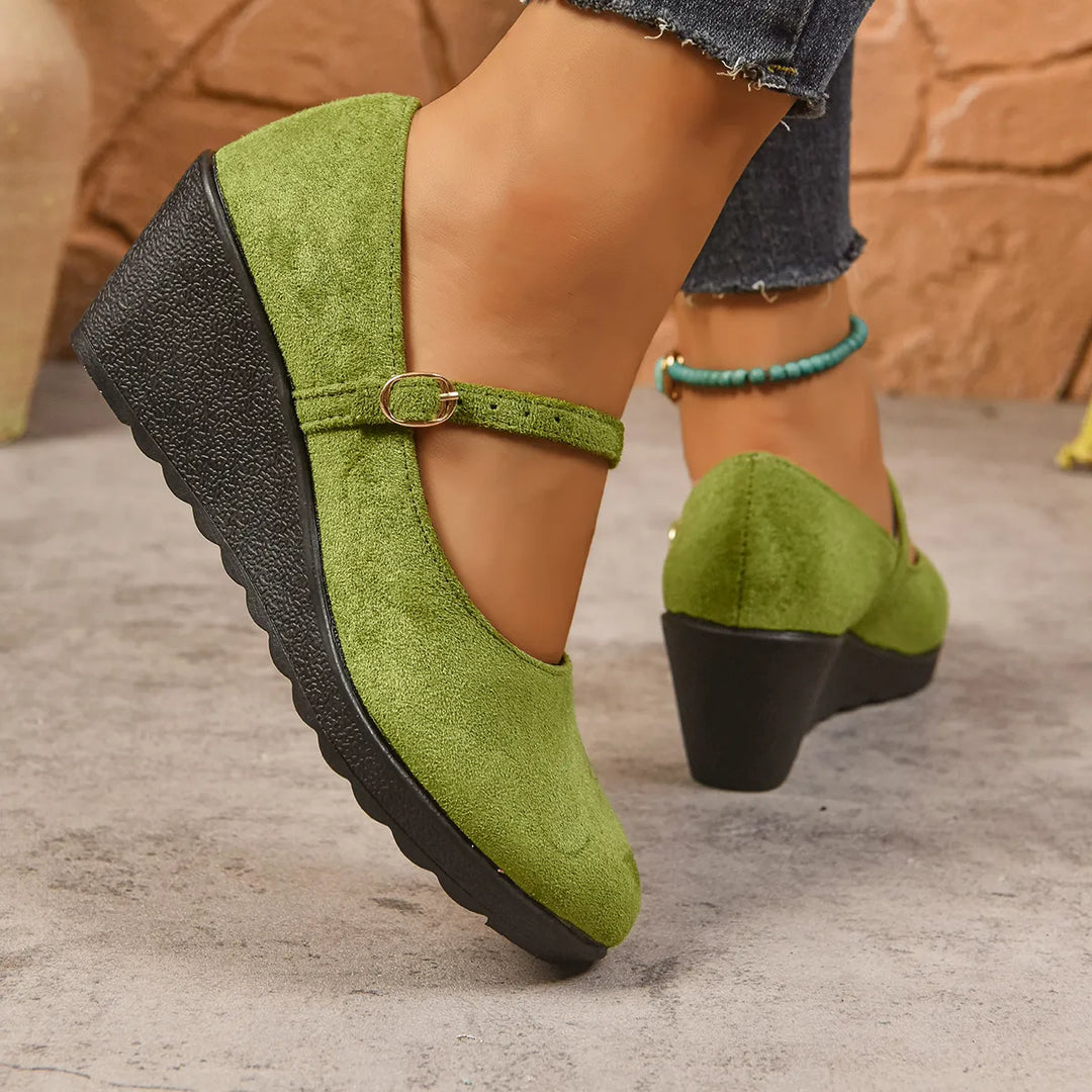 Bethy – Mary Jane Schuhe Mit Schnallenriemen