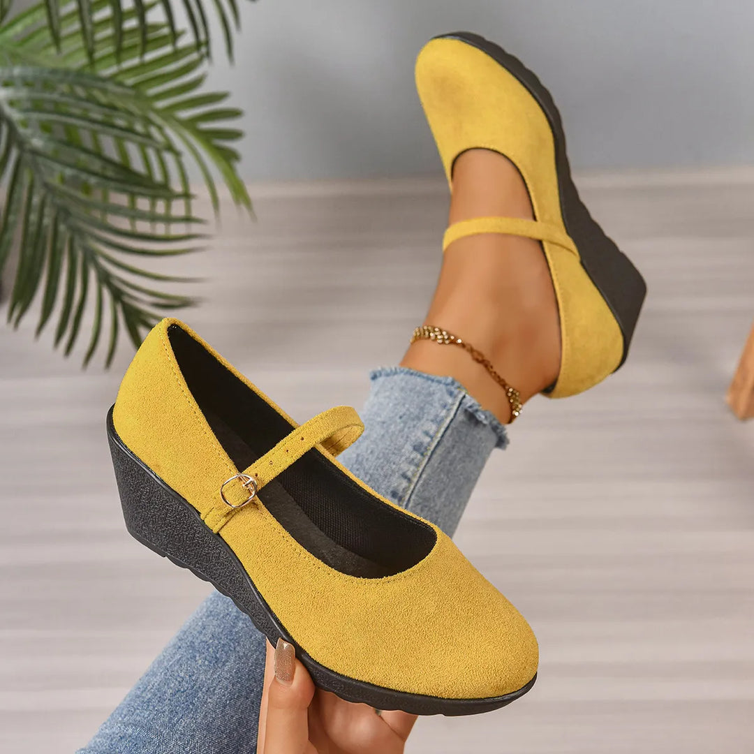 Bethy – Mary Jane Schuhe Mit Schnallenriemen