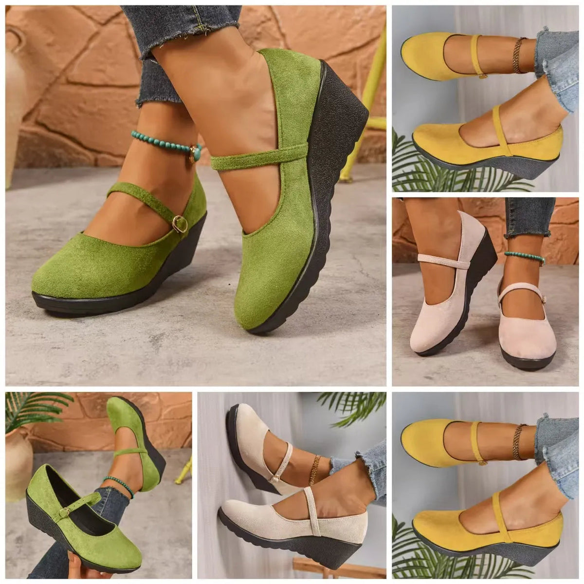 Bethy – Mary Jane Schuhe Mit Schnallenriemen
