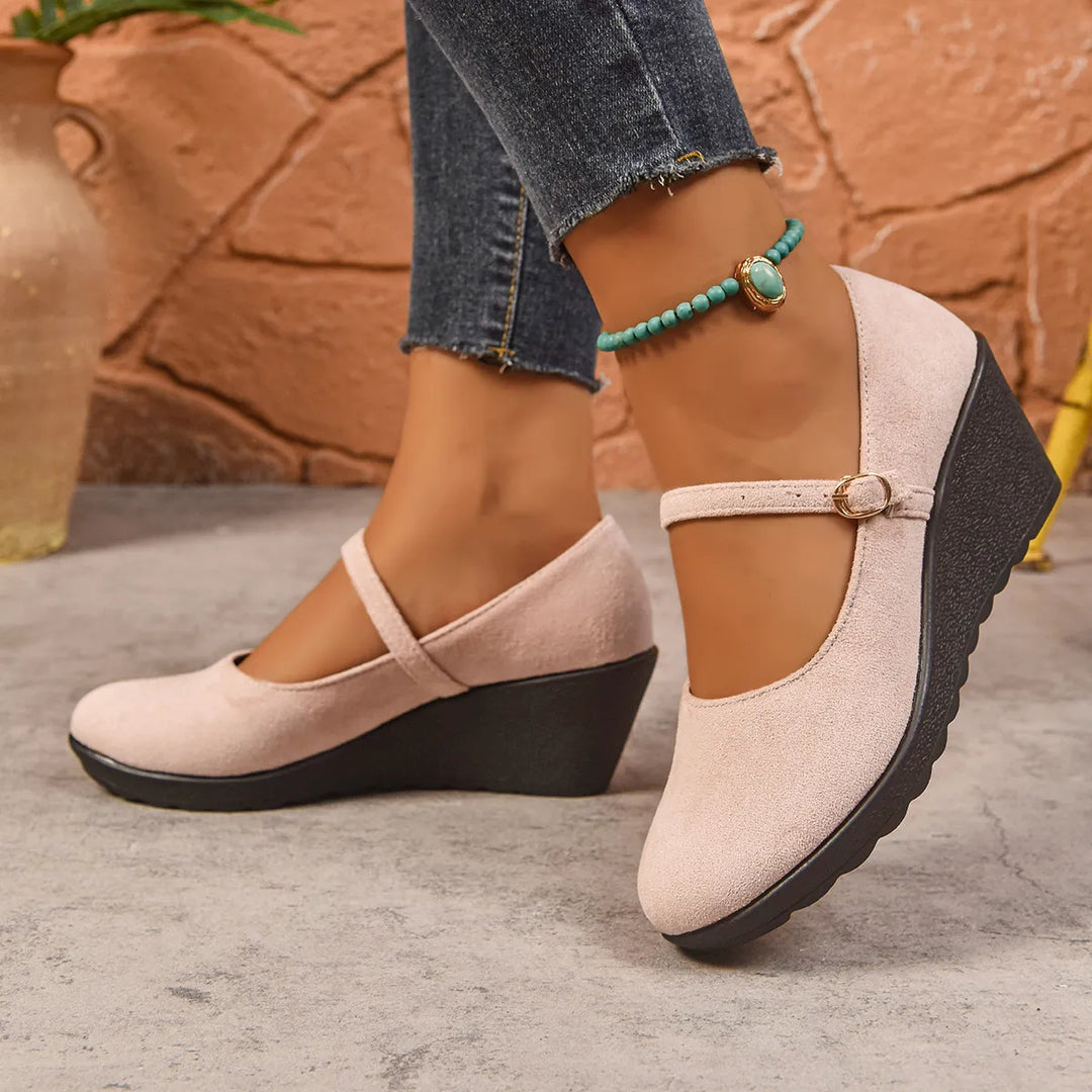 Bethy – Mary Jane Schuhe Mit Schnallenriemen