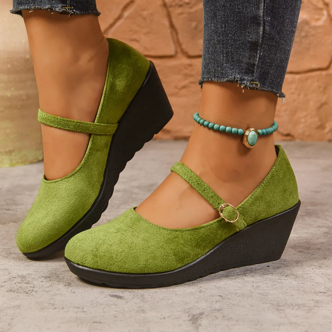 Bethy – Mary Jane Schuhe Mit Schnallenriemen
