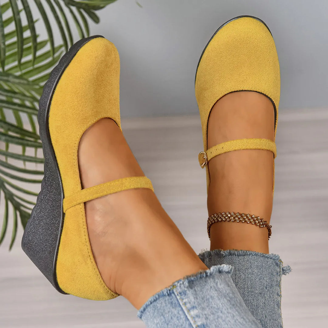 Bethy – Mary Jane Schuhe Mit Schnallenriemen