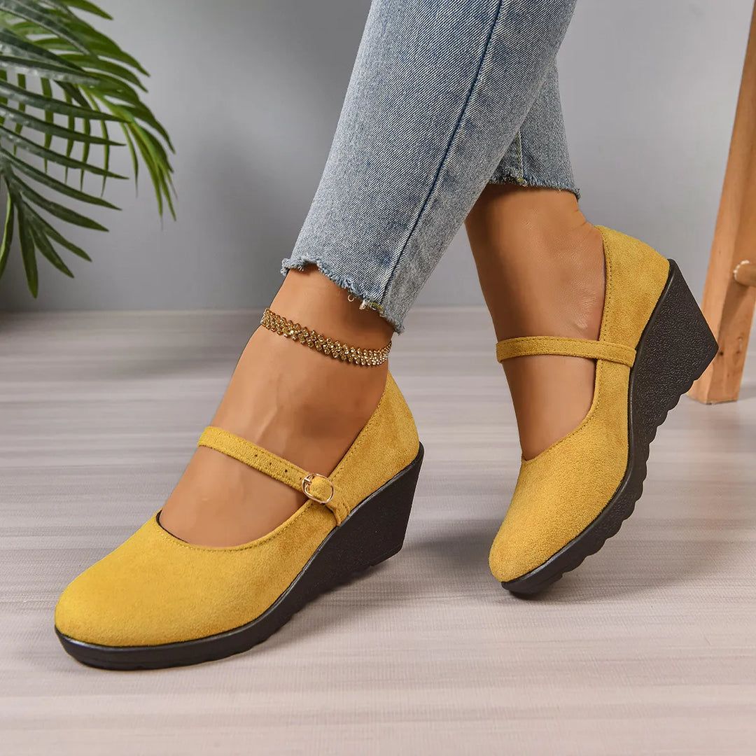 Bethy – Mary Jane Schuhe Mit Schnallenriemen
