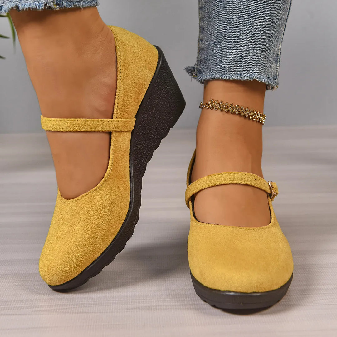 Bethy – Mary Jane Schuhe Mit Schnallenriemen