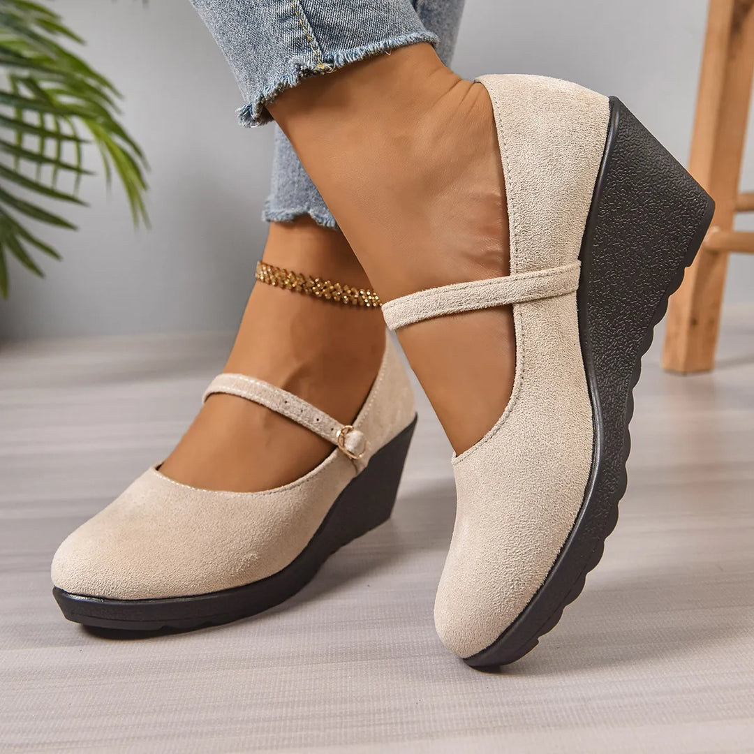 Bethy – Mary Jane Schuhe Mit Schnallenriemen