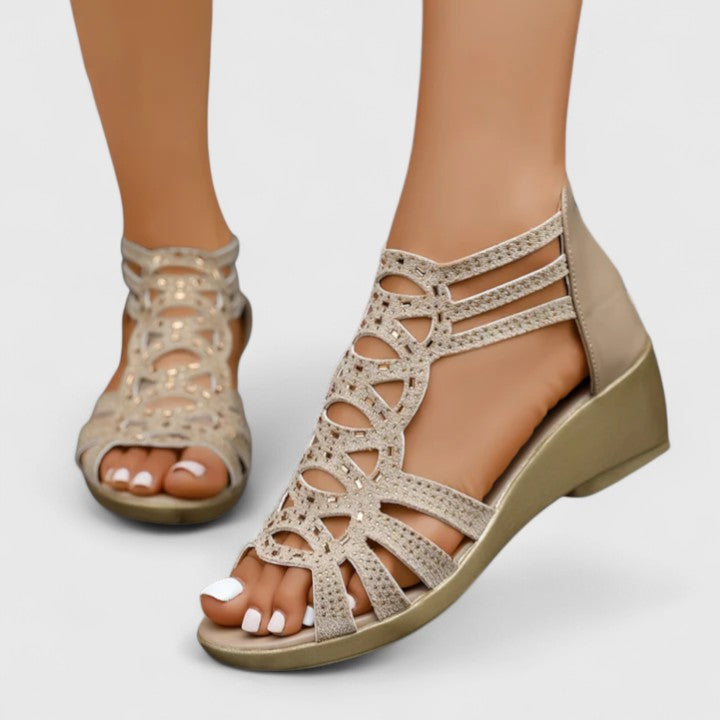 Solara | Damen Orthopädische Riemchensandalen