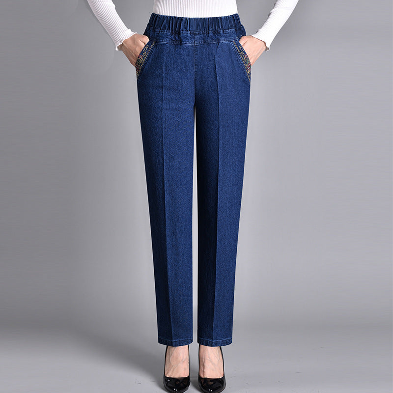 Teliraen - Gerade geschnittene Jeans mit weichem Griff