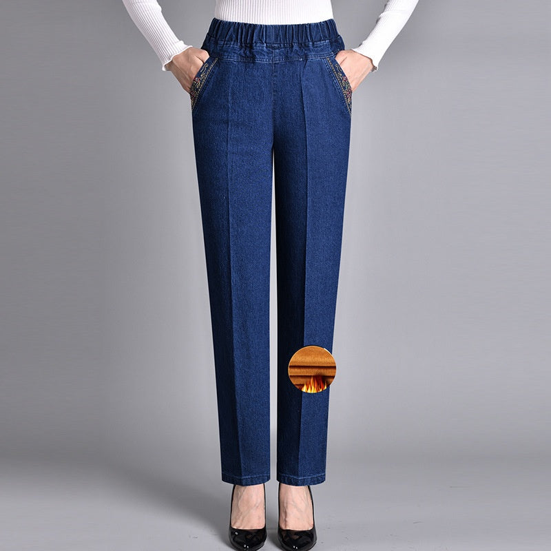 Teliraen - Gerade geschnittene Jeans mit weichem Griff