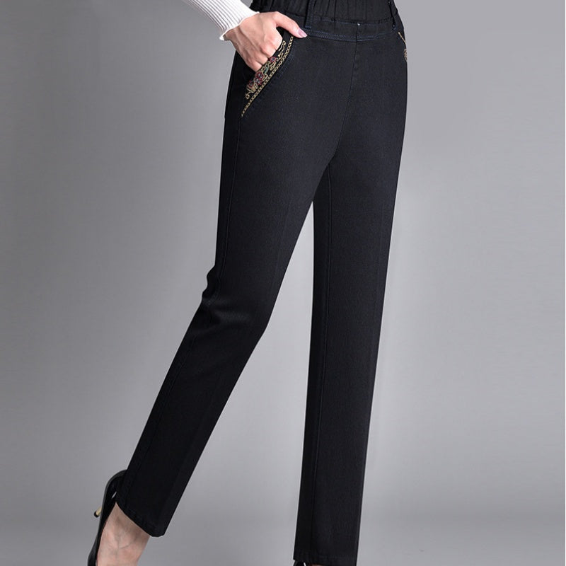Teliraen - Gerade geschnittene Jeans mit weichem Griff