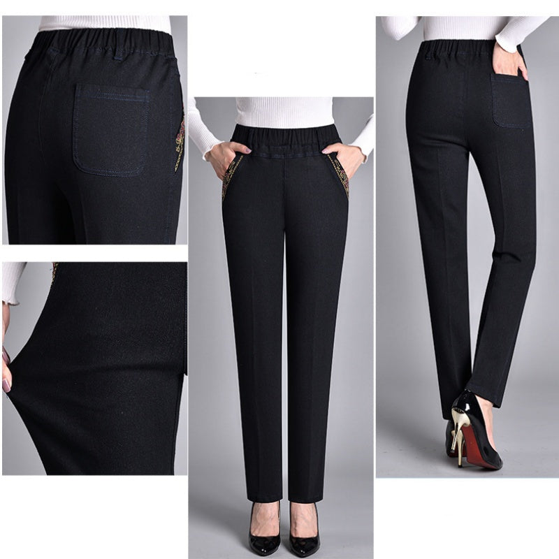 Teliraen - Gerade geschnittene Jeans mit weichem Griff