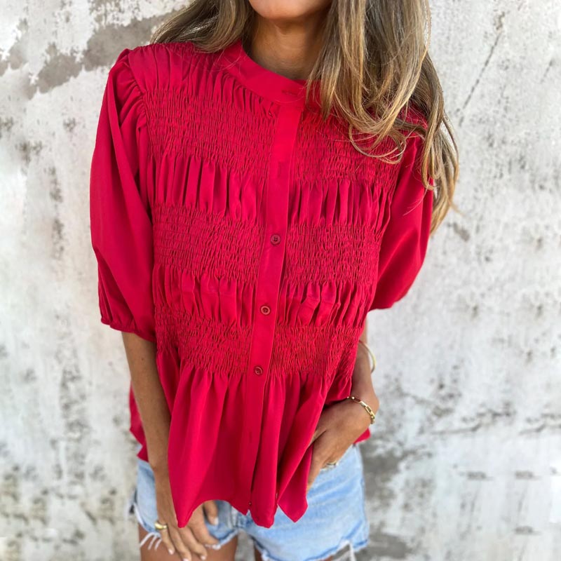 Lina | Hochwertige Ibiza Style Bluse Damen