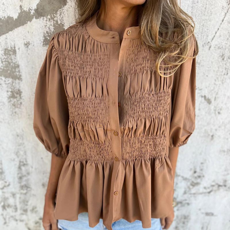 Lina | Hochwertige Ibiza Style Bluse Damen