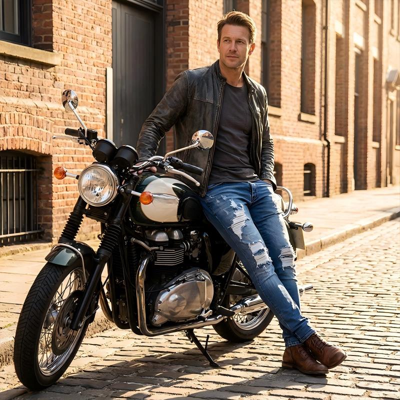 Kuzma - Stylische Röhrenjeans im Used Schau