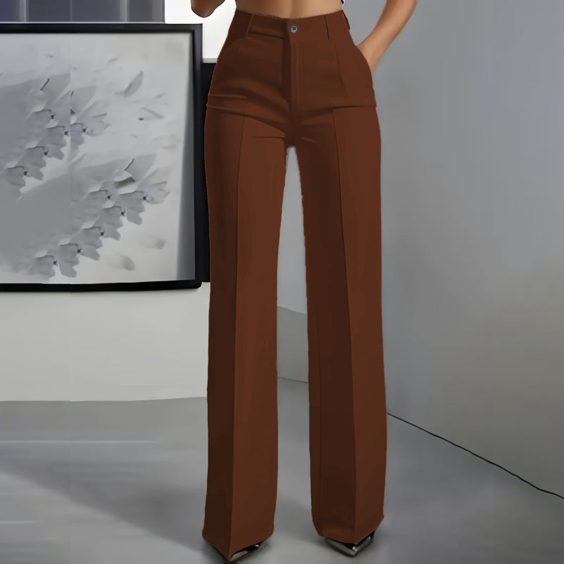 Julia | Damenhose mit hohem Bund und feinem Design