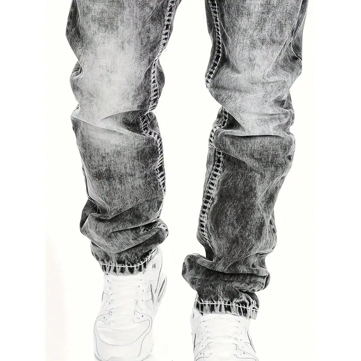 Dario - Gerade geschnittene Jeans in Vintage-Waschung