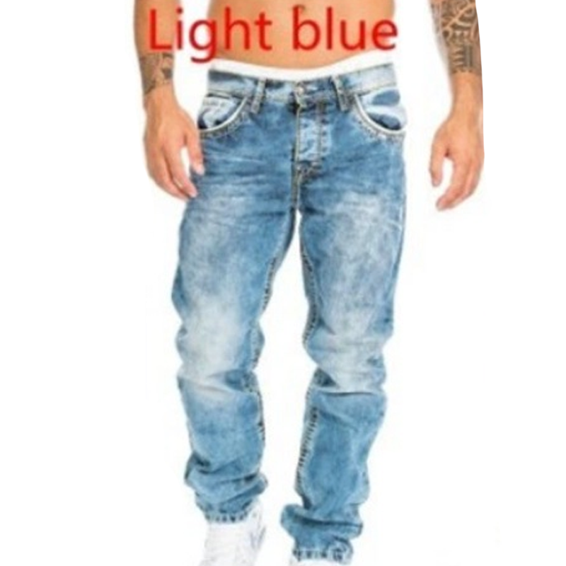 Dario - Gerade geschnittene Jeans in Vintage-Waschung