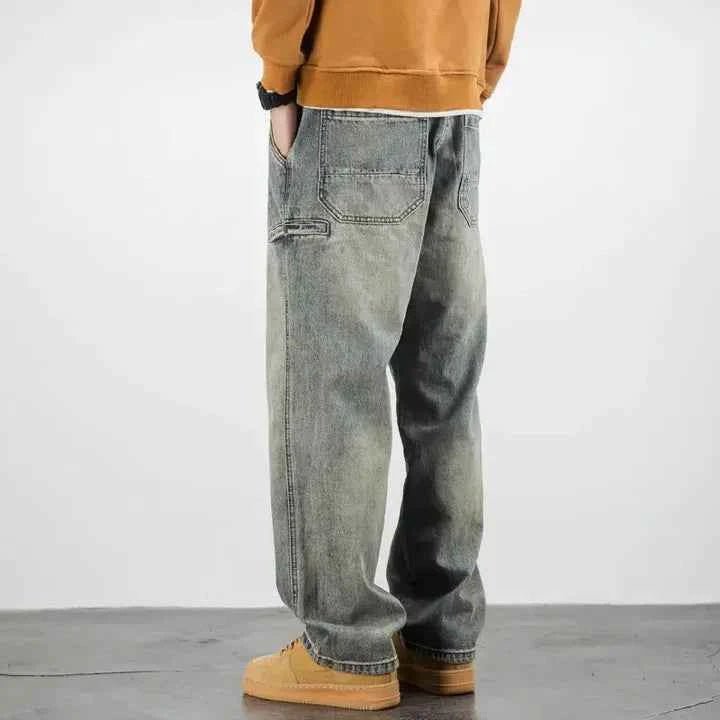 Stonewashed Jeans Herren