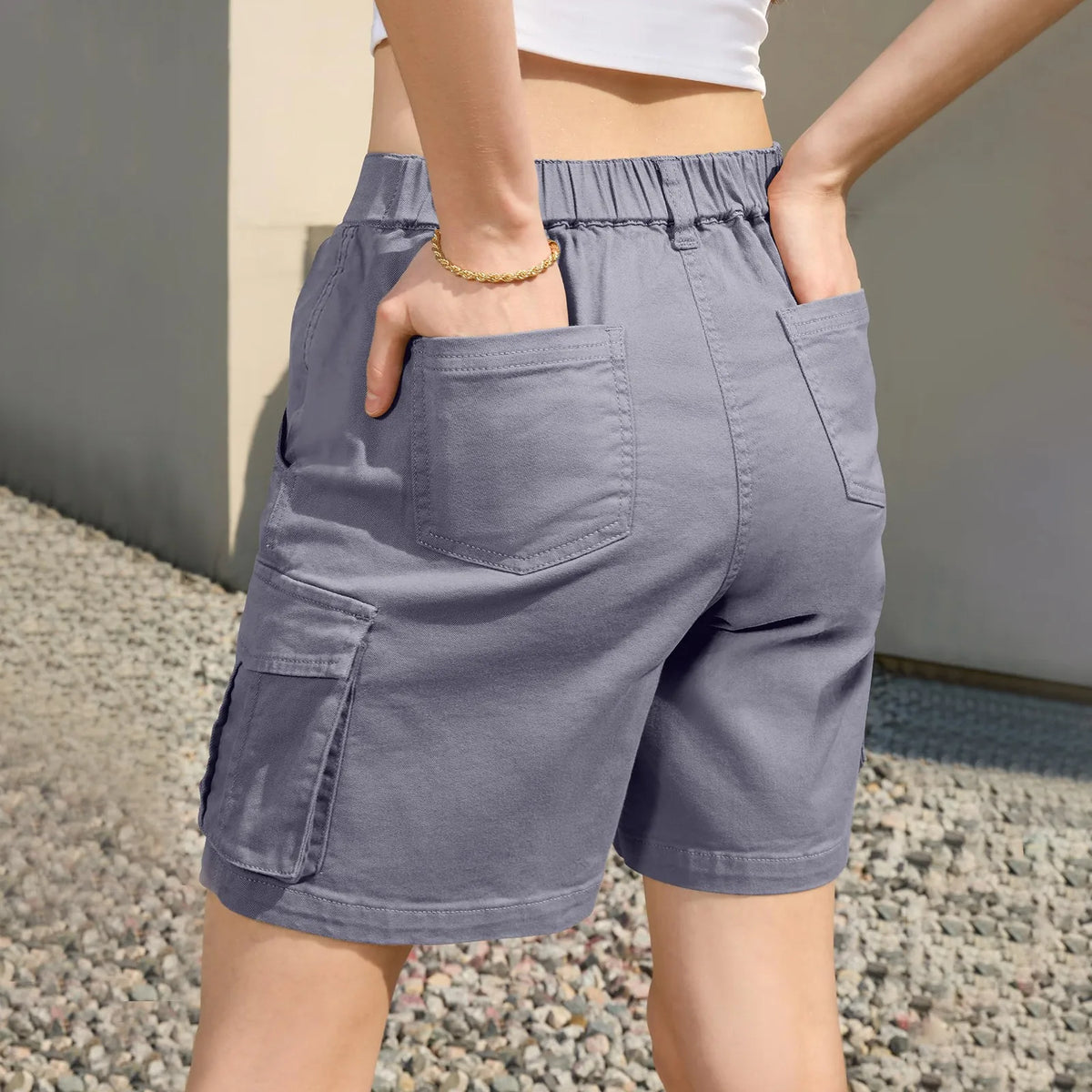 Tilda | Damen Cargo Shorts mit Cargotaschen Relaxed Fit