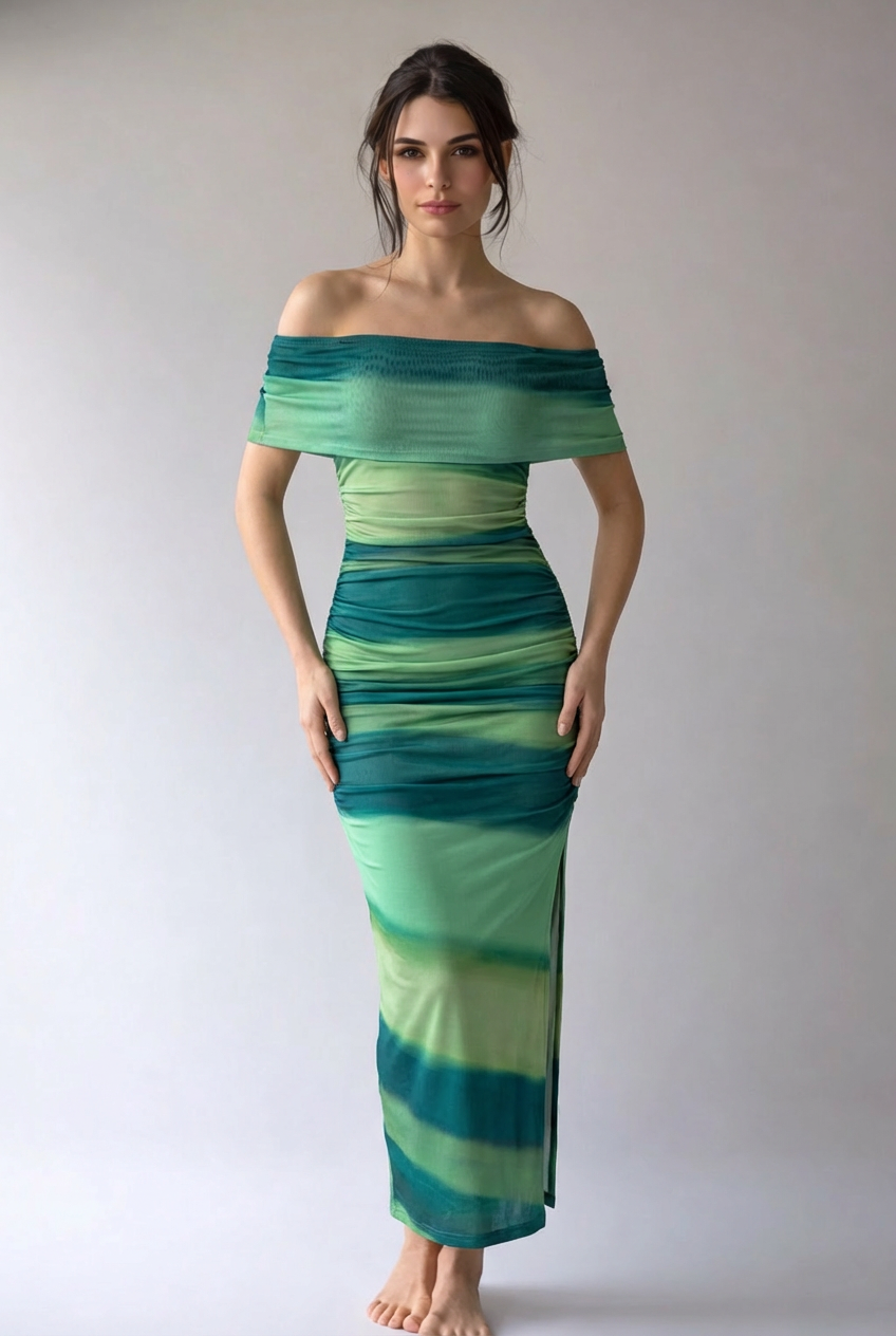 Teodora | Damen Midikleid Elegant Feminin Zeitlos Modern