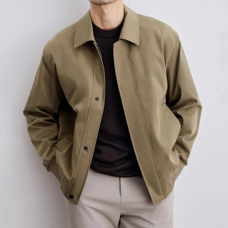 Übergangsjacke Herren mit Spitzkragen