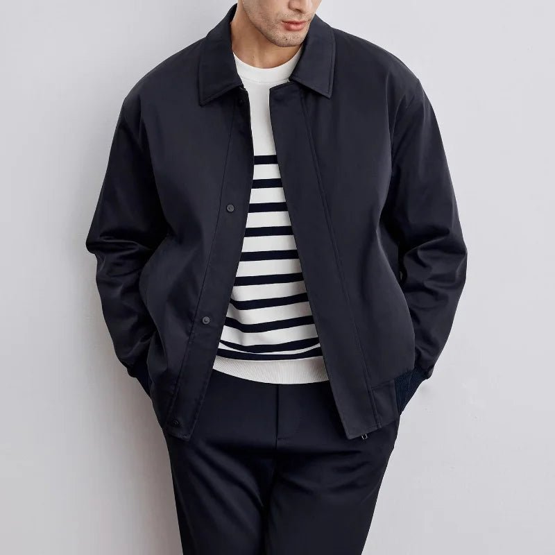 Übergangsjacke Herren mit Spitzkragen