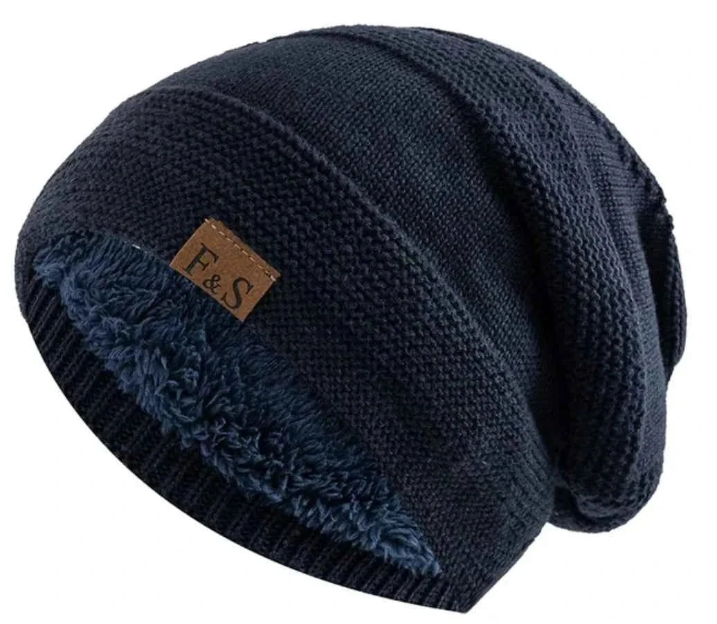 Warme Strickmütze
