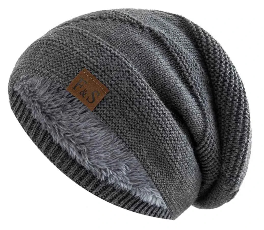 Warme Strickmütze
