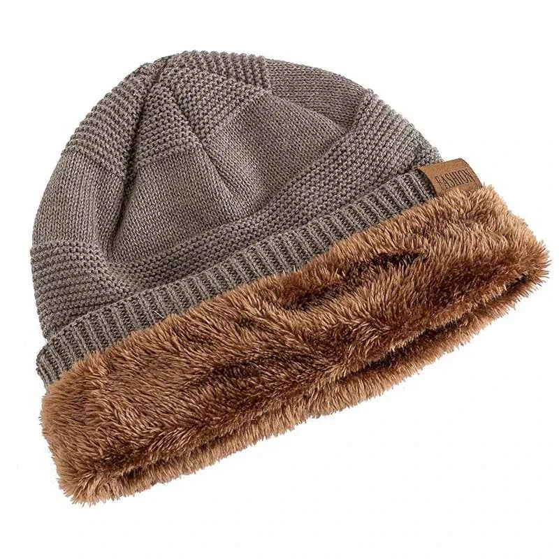 Warme Strickmütze
