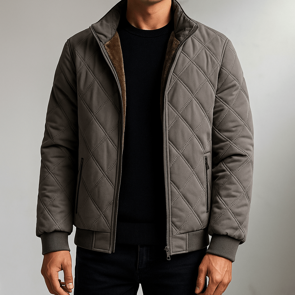 Winterjacke Herren Gesteppt mit Fleecefutter