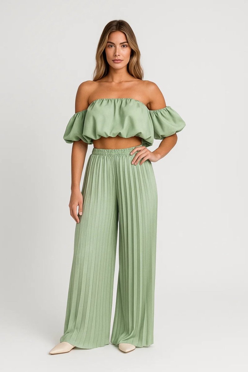Zweiteiler Set Top Hose Elegant